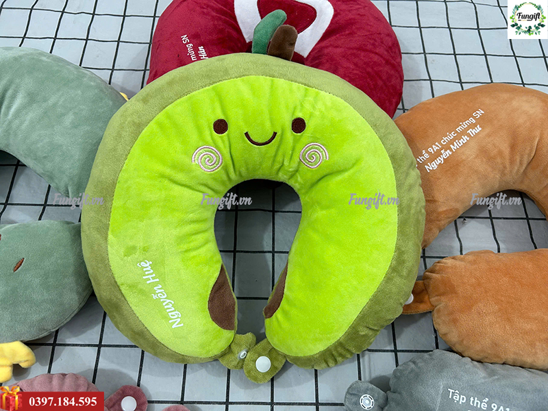 Gối kê cổ du lịch quả bơ