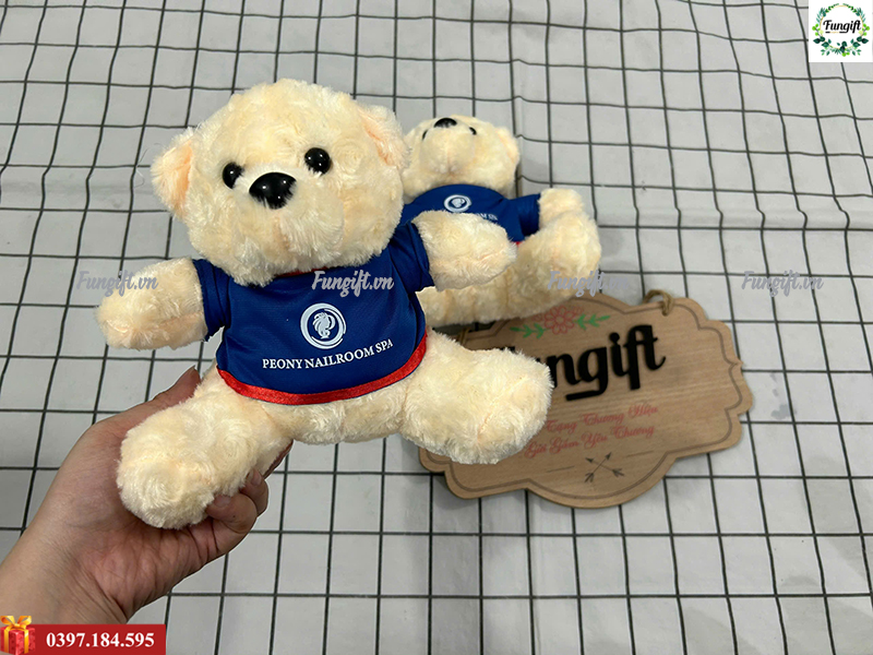 In logo lên gấu bông