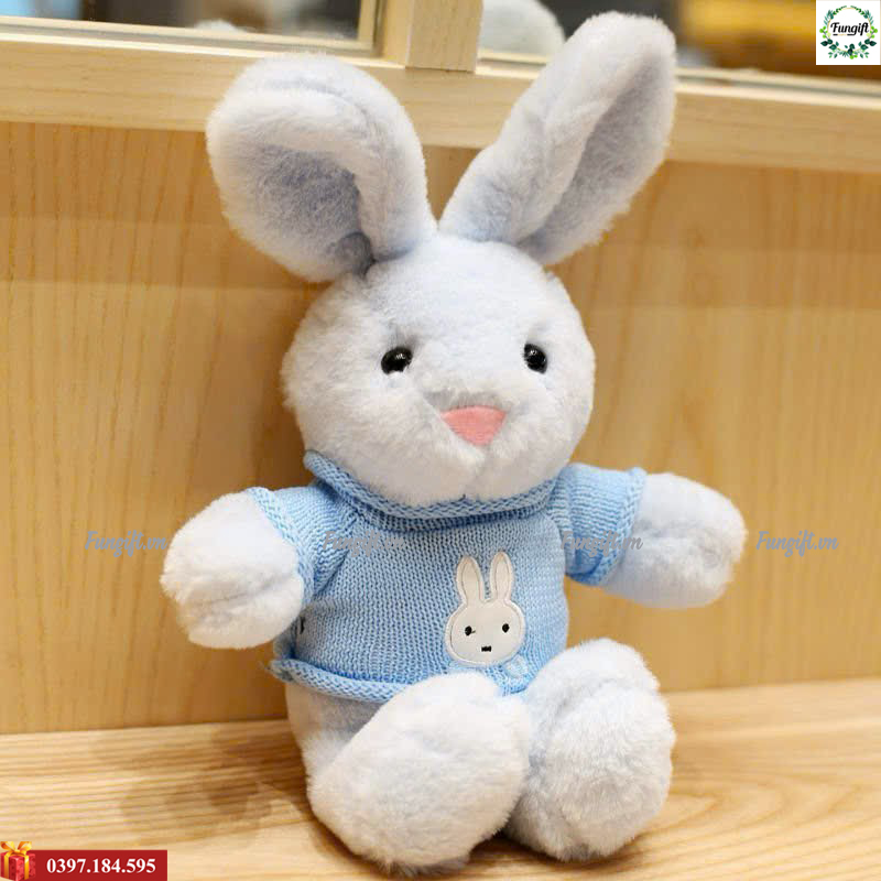 In tên lên thỏ bông xám