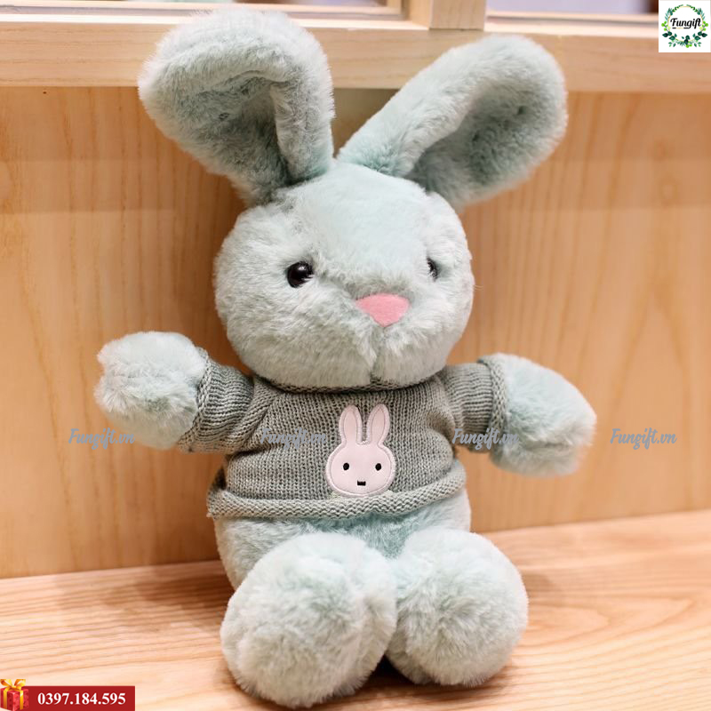In thỏ bông xanh giá rẻ