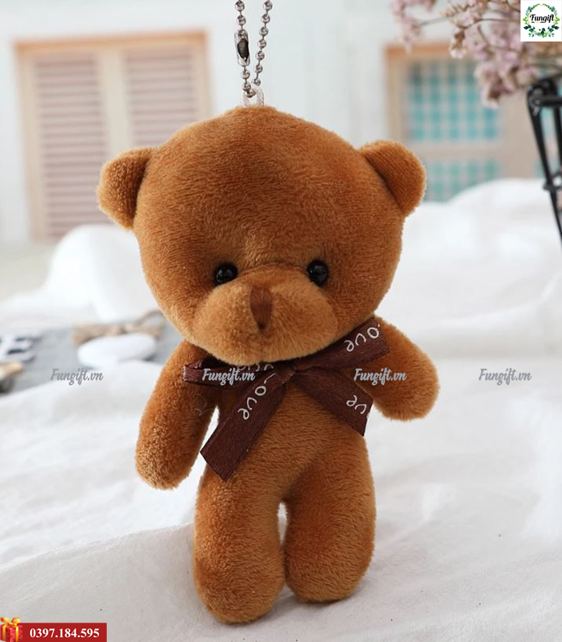 Móc khóa gấu bông giá rẻ