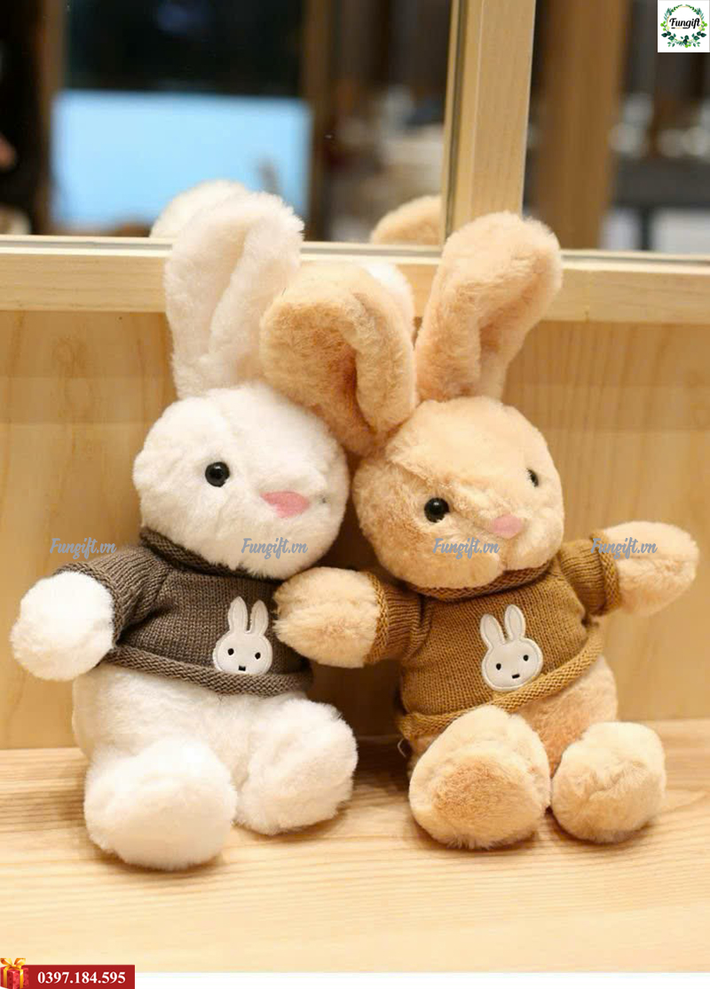 Sỉ lẻ thỏ bông in tên