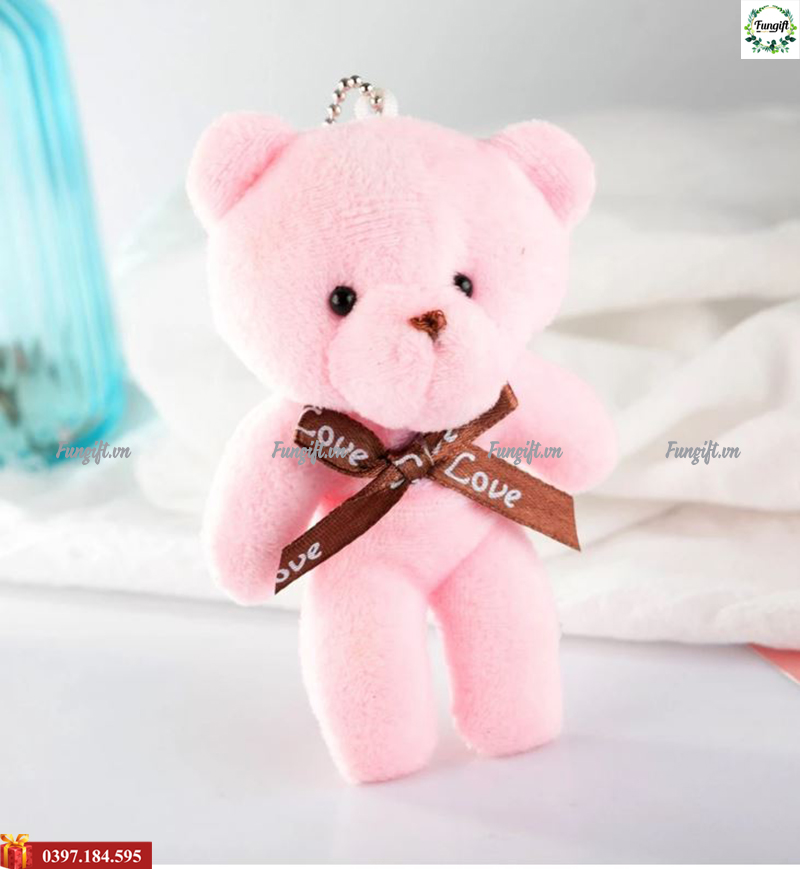 Xưởng in gấu bông móc khóa