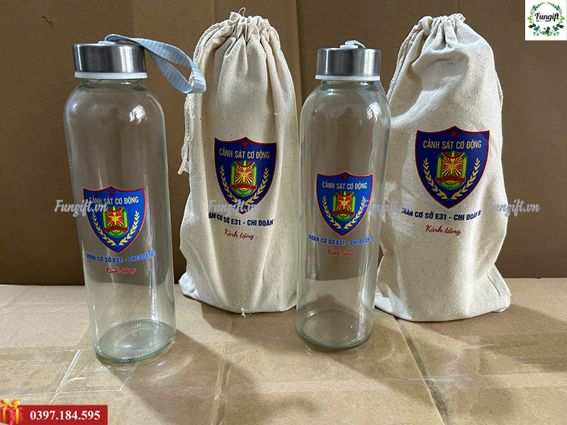 Bình nước quà tặng in logo thương hiệu