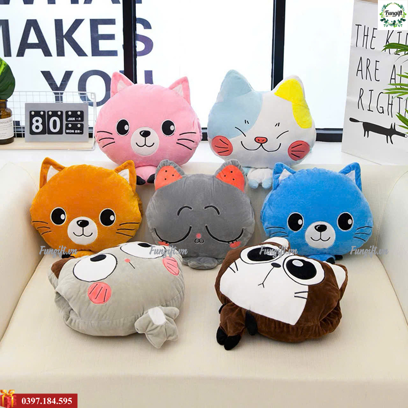 Cá sấu bông có mền