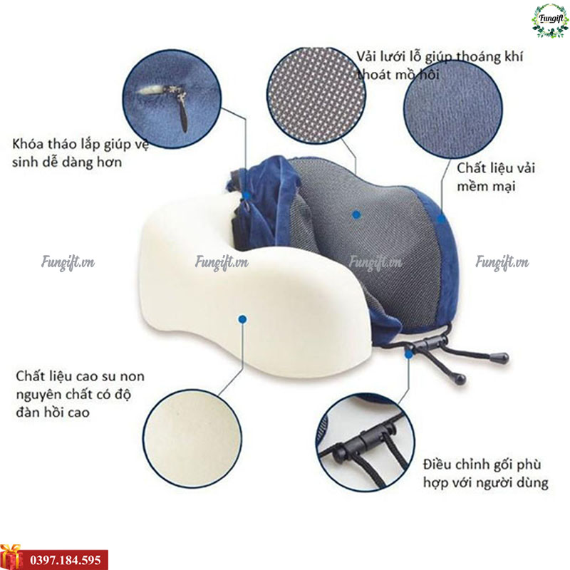 Gối cổ chữ U đi du lịch