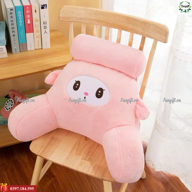 Gối tựa ghế hình thú ngộ nghĩnh, đáng yêu