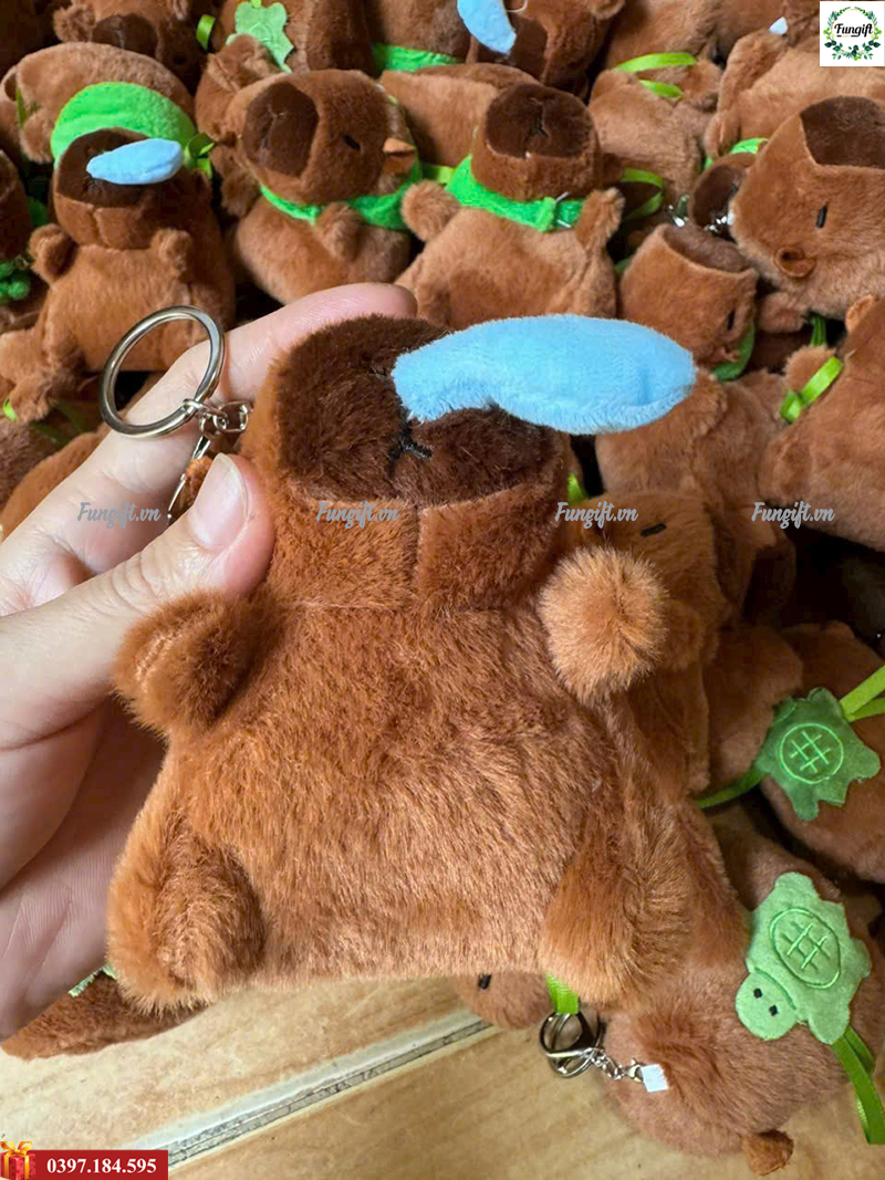 Móc khoá gấu bông làm quà tặng doanh nghiệp