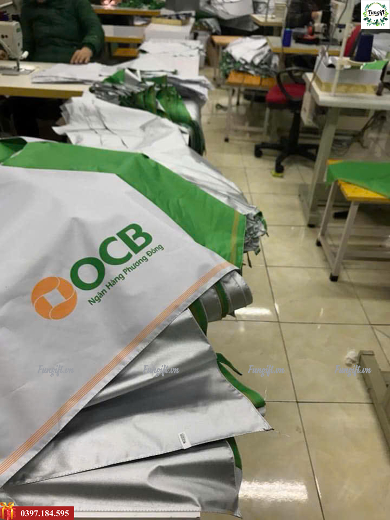 Ô hai tầng in logo công ty