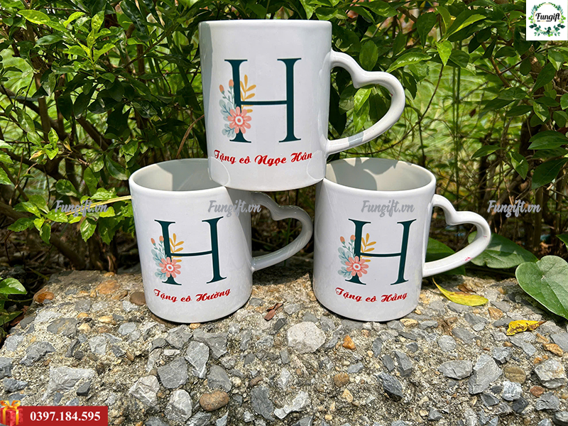 Quà tặng cốc sứ in logo