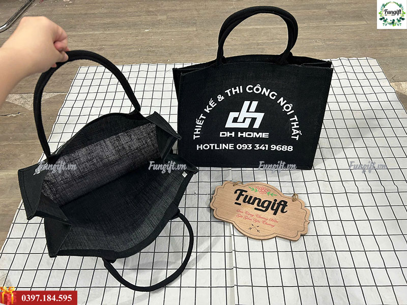 Cơ sở in túi vải giả đay