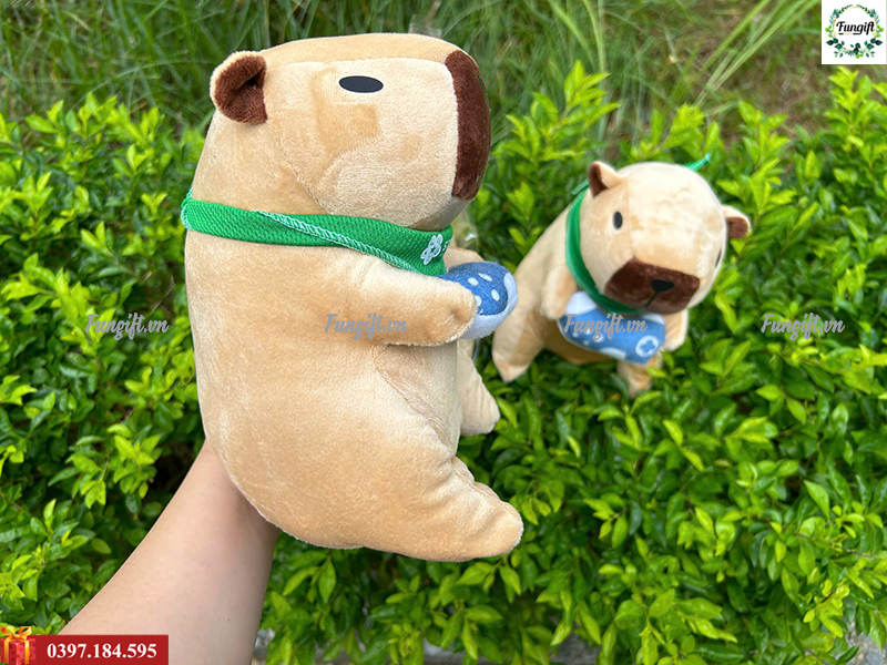 Gia công gấu capybara in tên