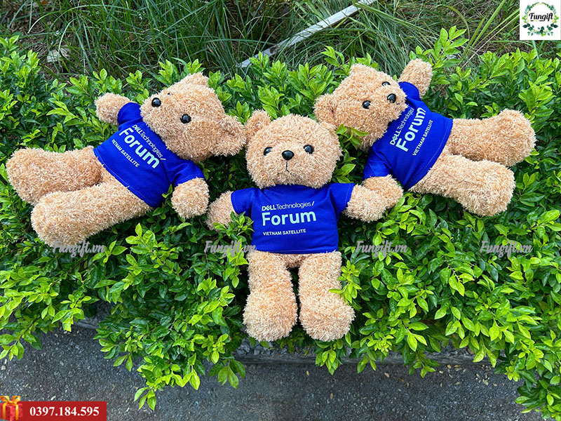 Gấu bông in logo Hà Nội