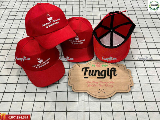 Mũ lưỡi trai làm theo yêu cầu