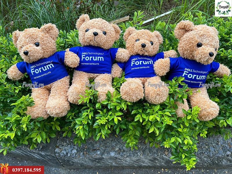 Quà tặng gấu bông in logo