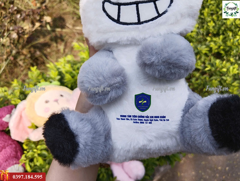 Gấu bông in logo Hà Nội