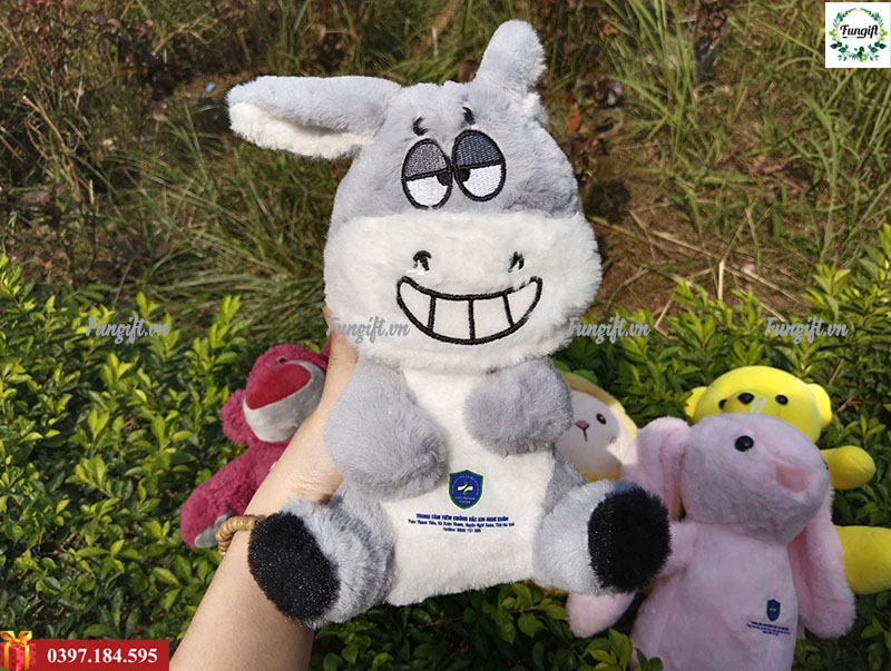 Gấu bông quà tặng in logo