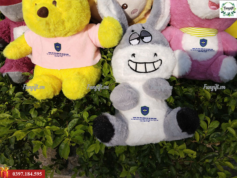 Gấu nhồi bông in logo