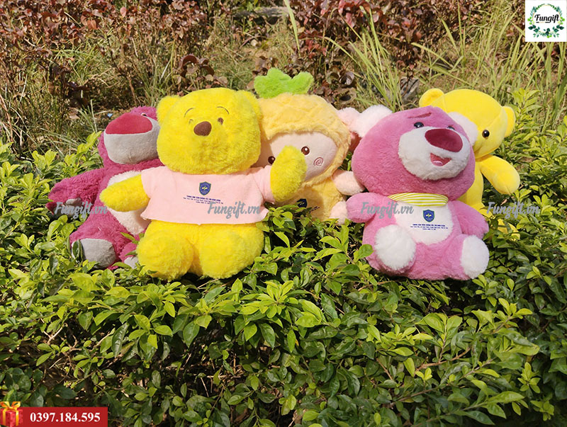 Quà tặng gấu bông in logo