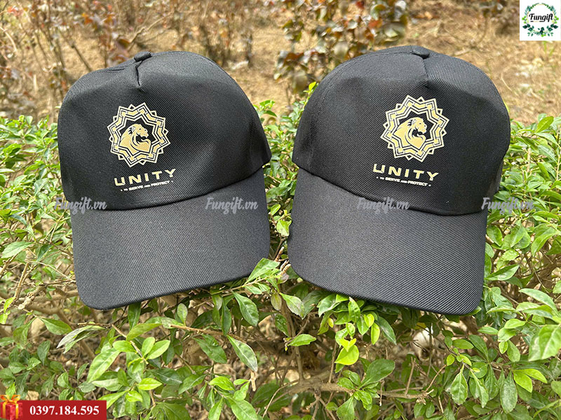 Mũ lưỡi trai in logo thương hiệu