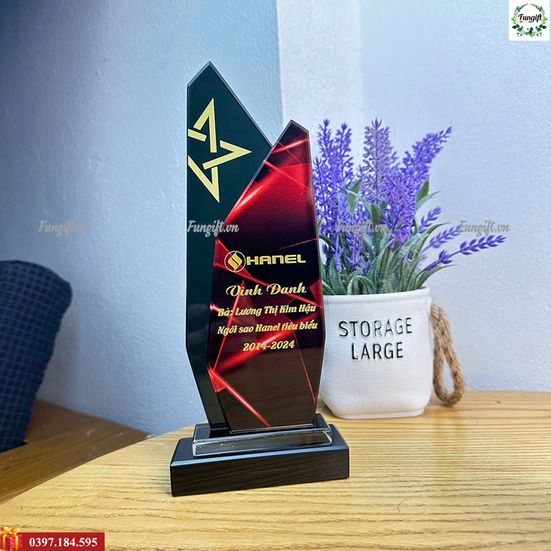 Mua cúp pha lê in giải thưởng