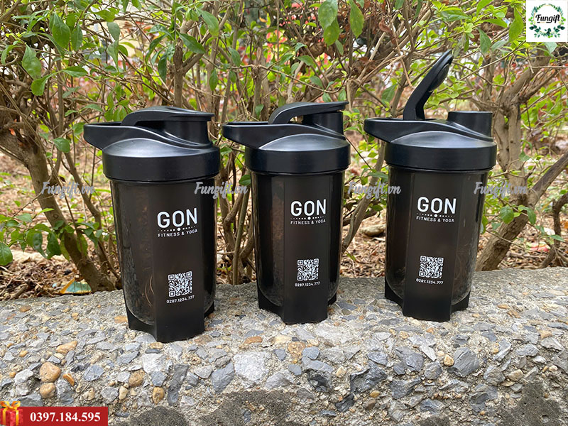 Bình lắc shaker thể thao in logo theo yêu cầu