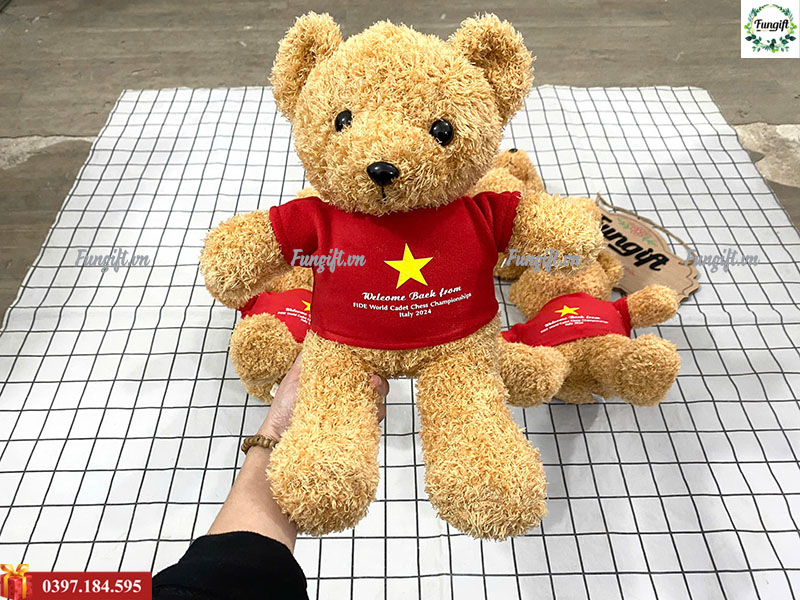 Đặt làm gấu bông theo yêu cầu Hà Nội