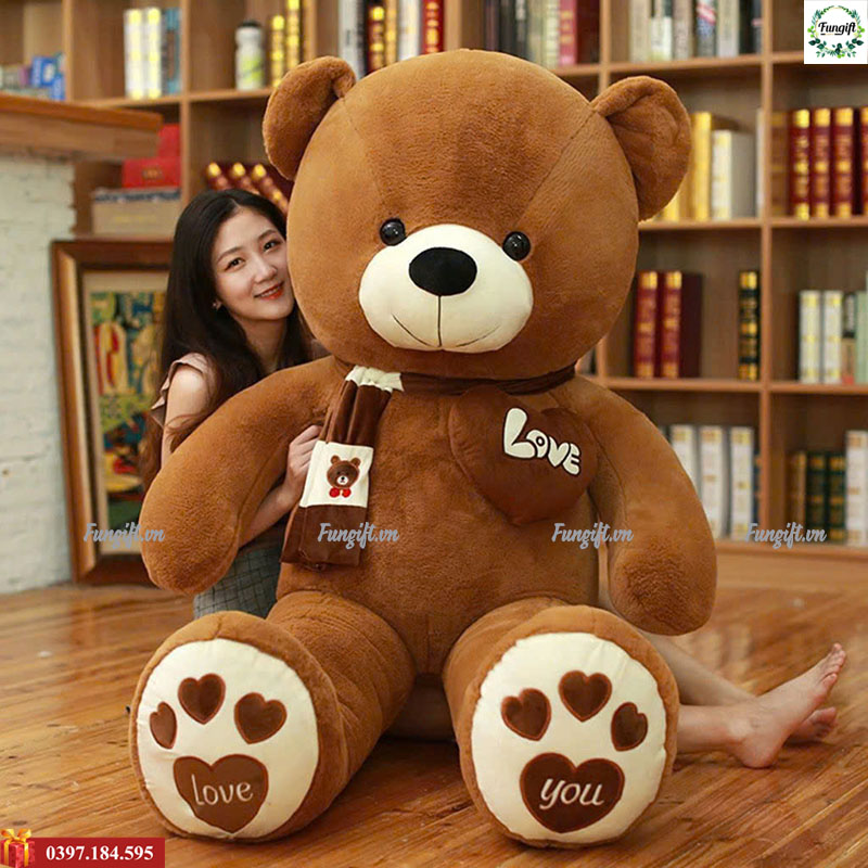 Gấu bông teddy khổng lồ tặng người yêu