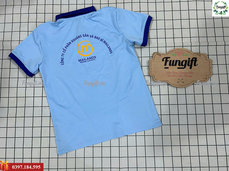 Áo thun đồng phục in logo công ty