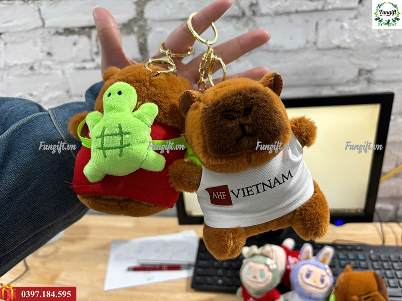 Móc khoá nhồi bông quà tặng doanh nghiệp