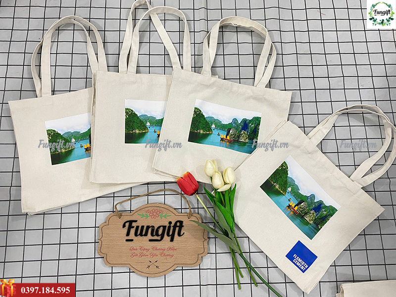 Túi vải in hình theo yêu cầu