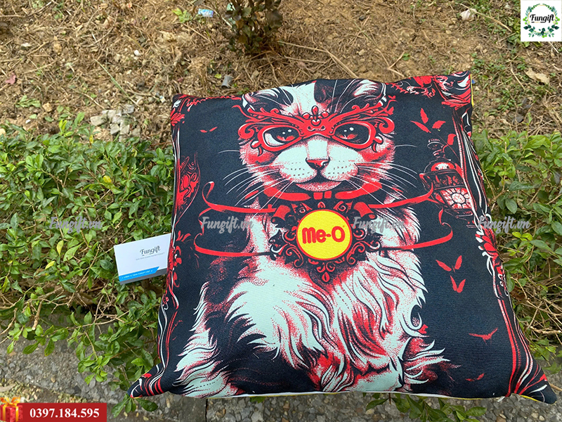 Xưởng may gối tựa lưng in logo