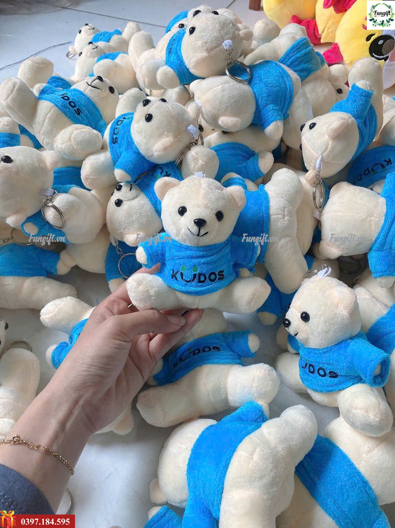 Phụ kiện gấu móc khóa teddy