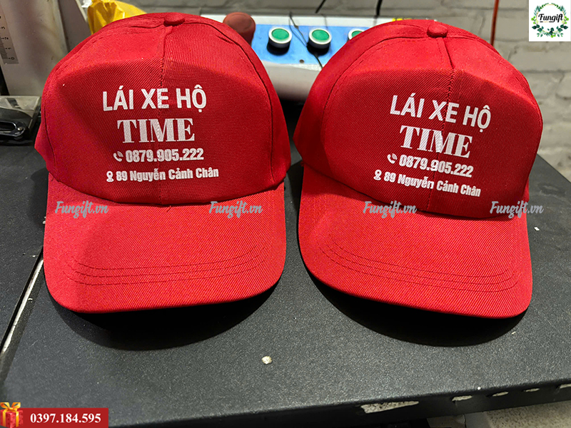 In mũ đồng phục công ty