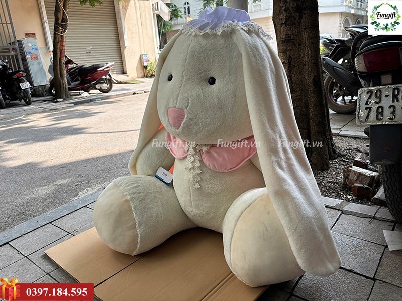 Đặt hàng may thỏ bông số lượng ít