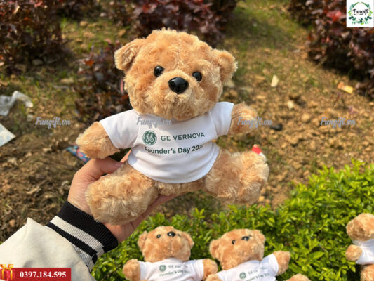 Đặt in gấu bông in theo yêu cầu