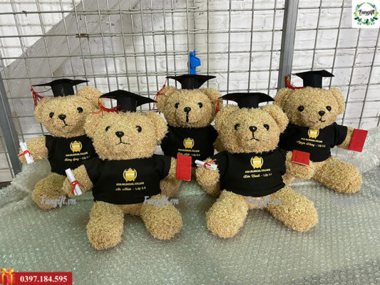 Dịch vụ in gấu bông cử nhân
