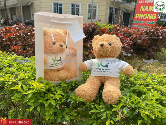 Dịch vụ in tên lên gấu làm quà tặng