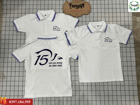 In logo lên áo polo đồng phục