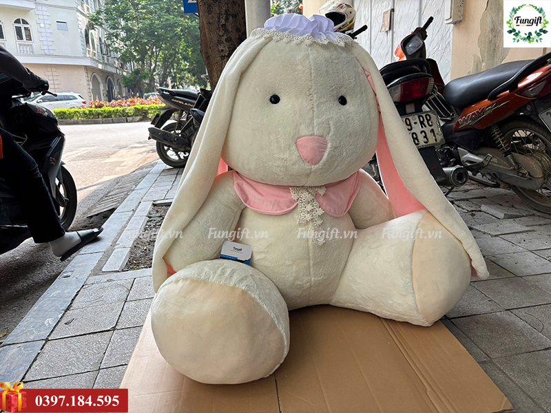 Mẫu thỏ bông 160cm may tại xưởng