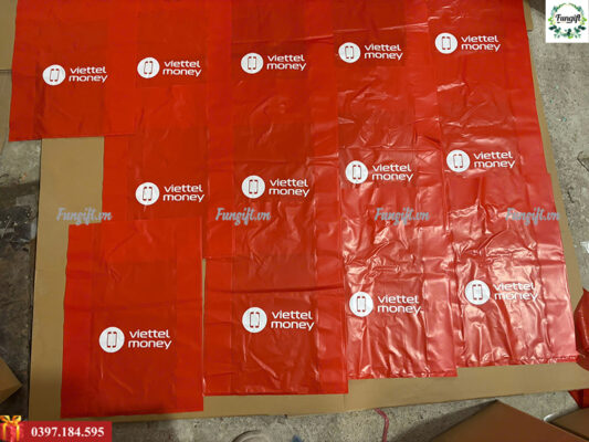 Mẫu túi hột xoài in logo