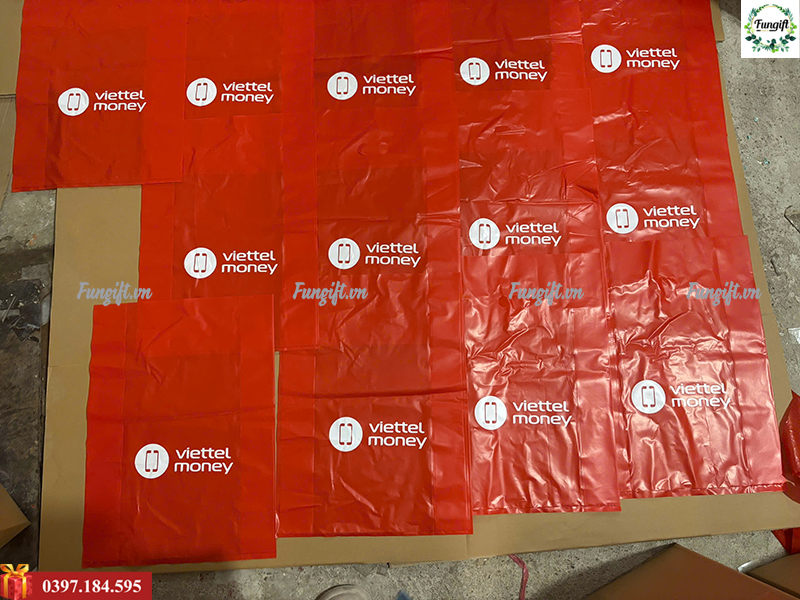 Mẫu túi hột xoài in logo