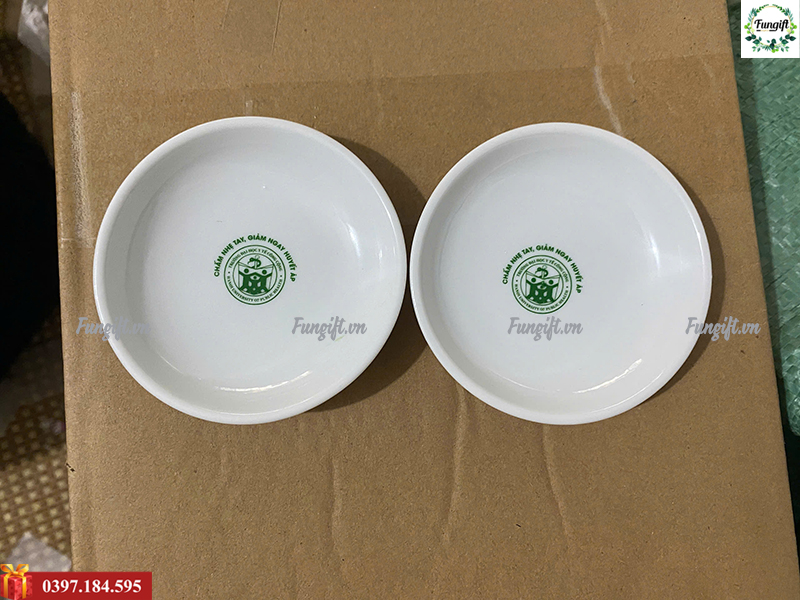 Nhận in đĩa gia vị cho nhà hàng