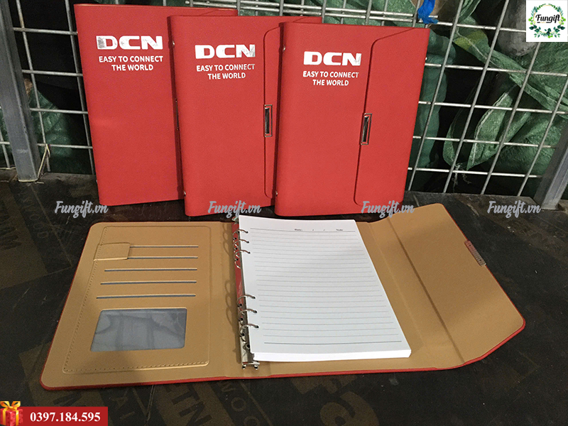 Sản xuất sổ da dập logo số lượng lớn