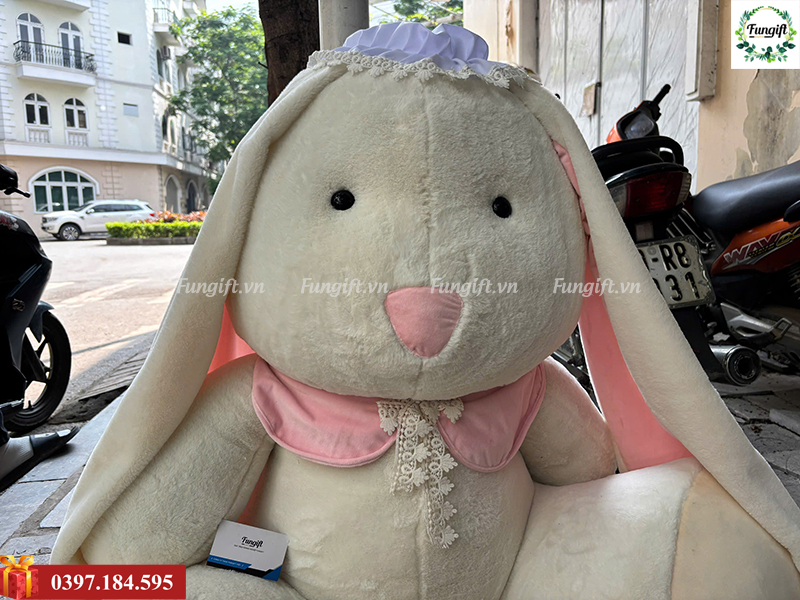 Thỏ nhồi bông 160cm sản xuất