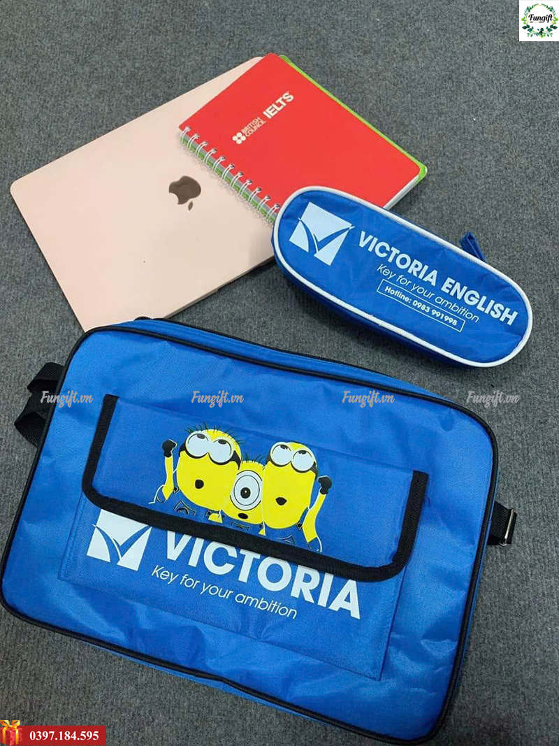 Túi bút vải in theo yêu cầu