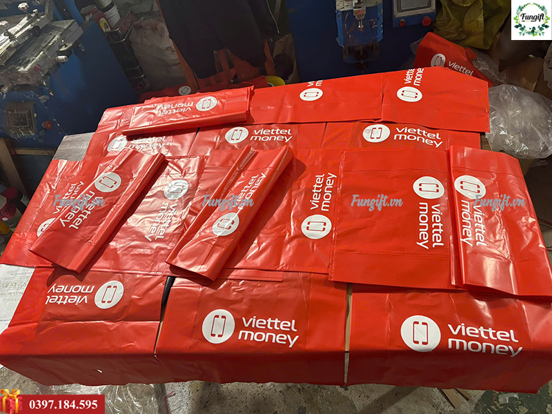 Túi nilon in logo quảng cáo