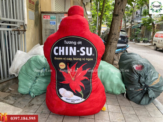 Gấu bông hình chai tương ớt chinsu giá rẻ