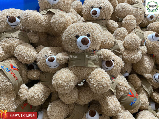 In logo gấu bông teddy theo yêu cầu