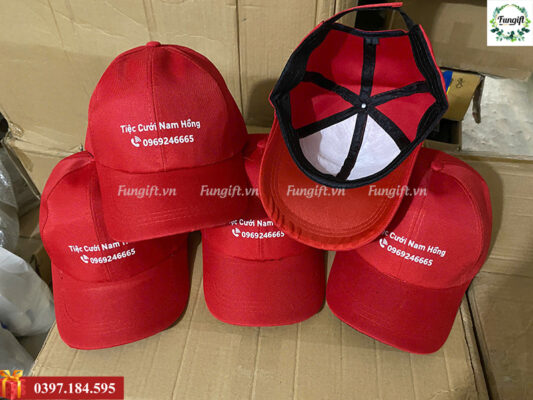 In mũ đồng phục công ty